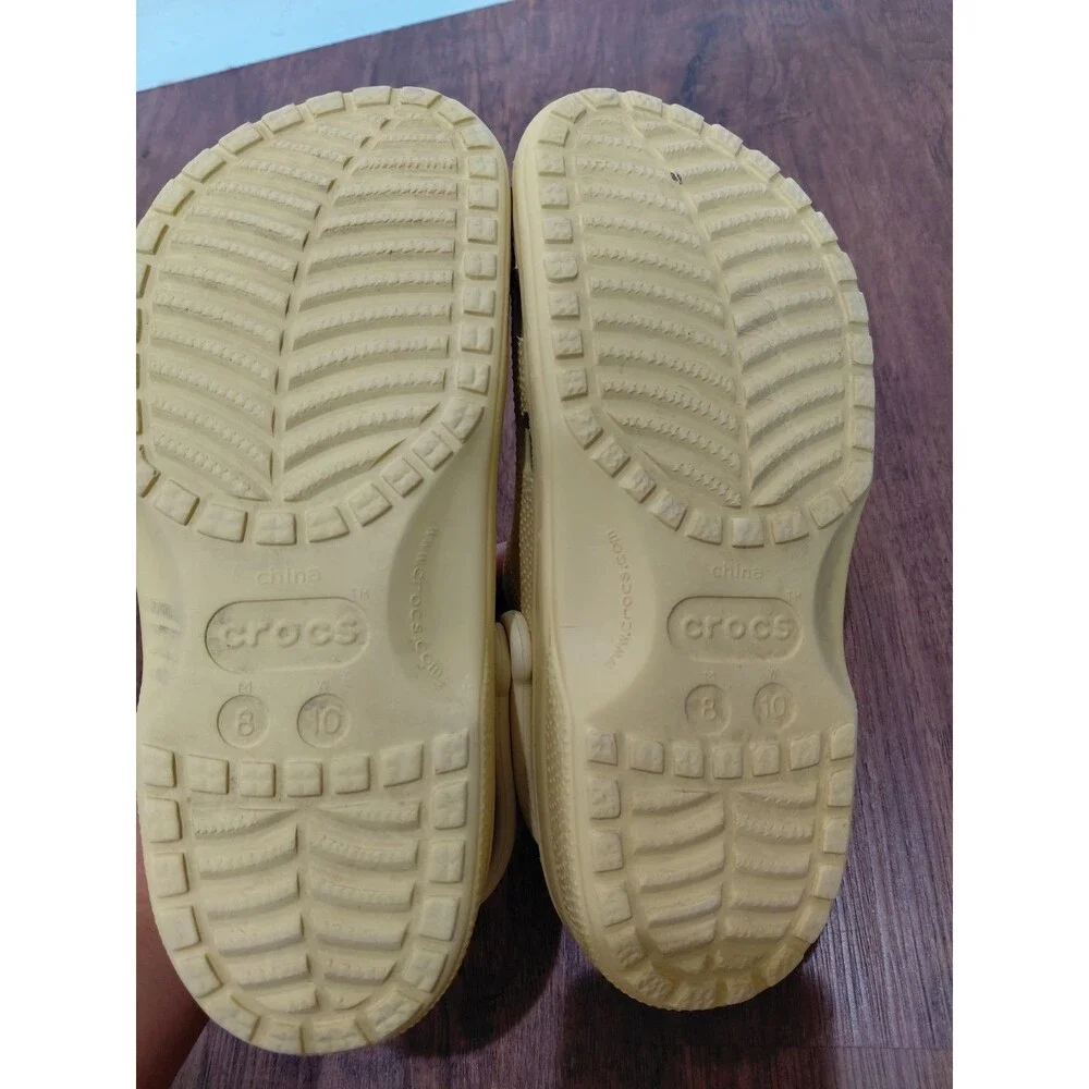 Crocs Classic Desert Grass Unisex Slip On Casual Sandal Men Sz 8 W 10
